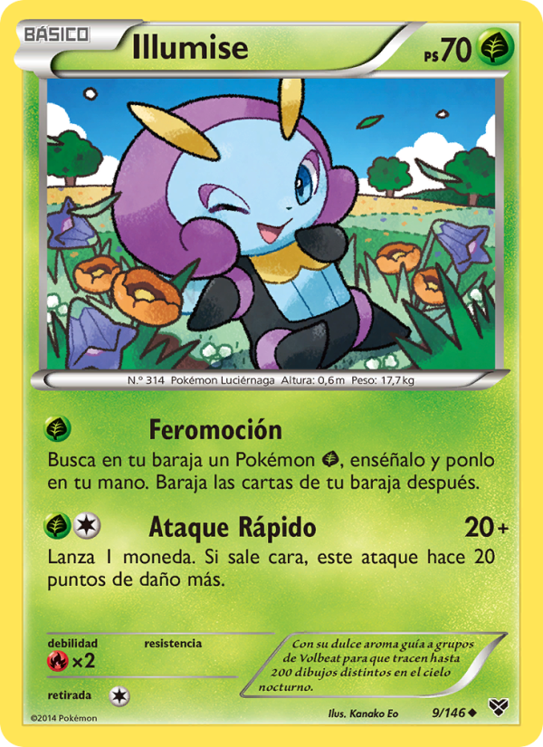Illumise 9 — XY (Spanish Pokémon TCG card)