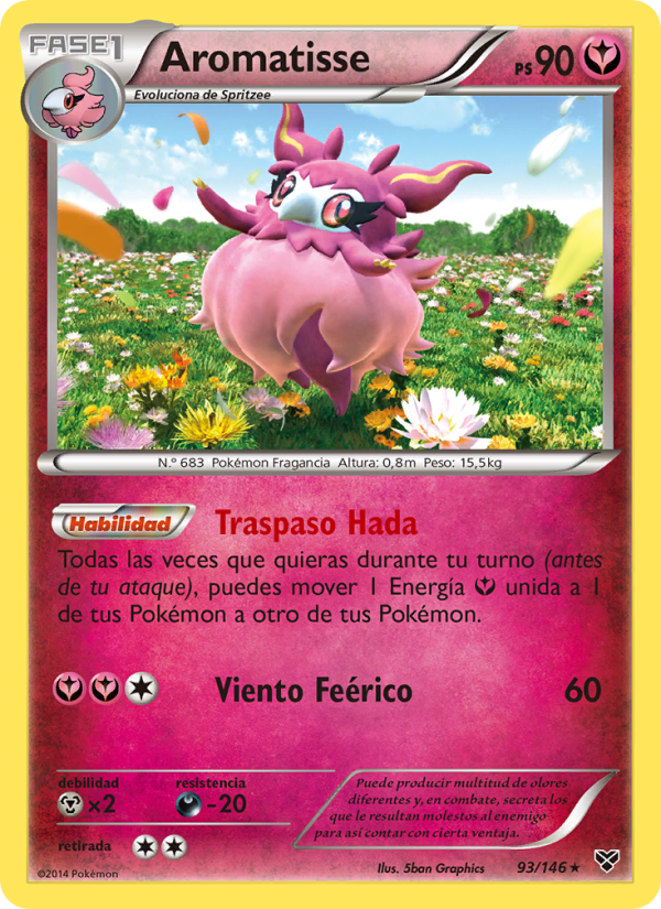 Aromatisse 93 — XY (Spanish Pokémon TCG card)