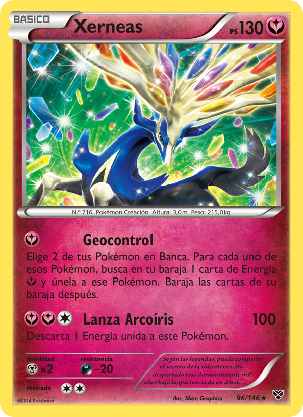 Xerneas 96 — XY (Spanish Pokémon TCG card)