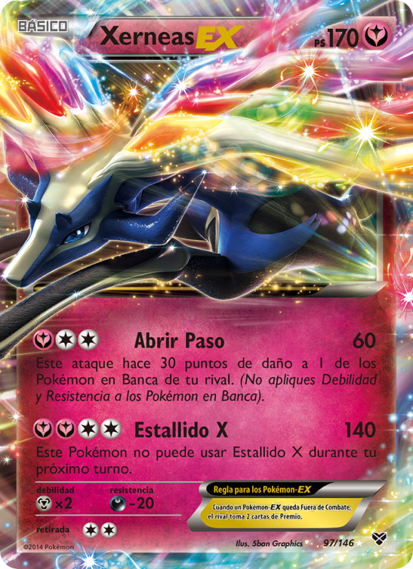 Xerneas EX 97 — XY (Spanish Pokémon TCG card)