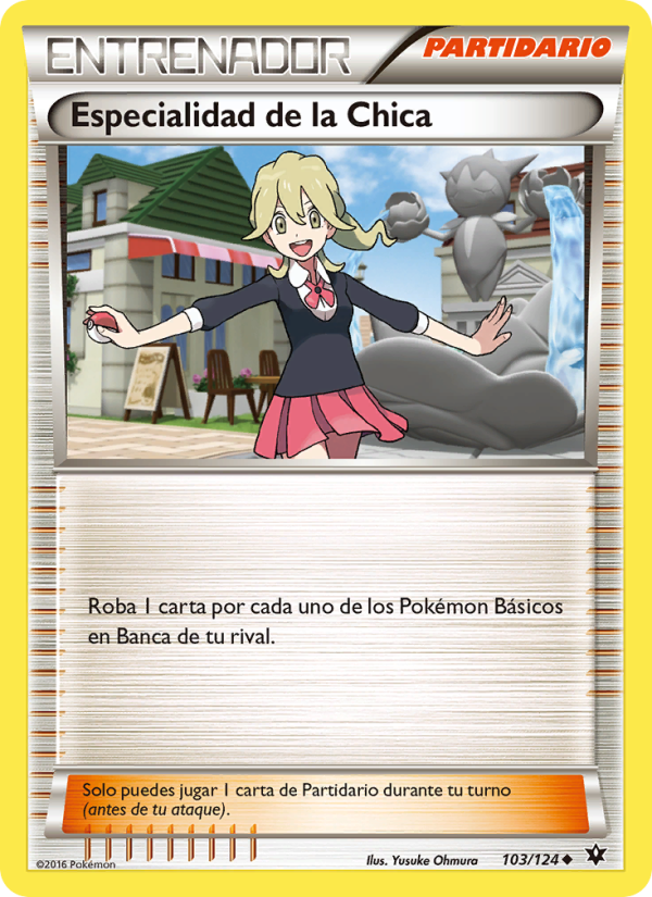 Especialidad de la Chica 103 — Fates Collide (Spanish Pokémon TCG card)