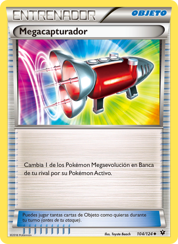 Megacapturador 104 — Fates Collide (Spanish Pokémon TCG card)