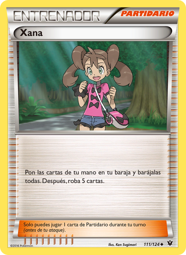 Xana 111 — Fates Collide (Spanish Pokémon TCG card)