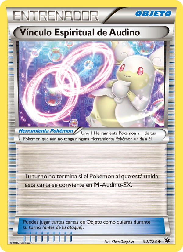 Vínculo Espiritual de Audino 92 — Fates Collide (Spanish Pokémon TCG card)
