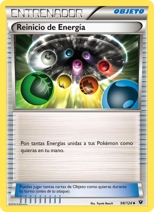 Reinicio de Energía 98 — Fates Collide (Spanish Pokémon TCG card)