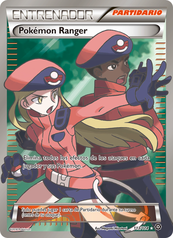 Pokémon Ranger 113 — Steam Siege (Spanish Pokémon TCG card)
