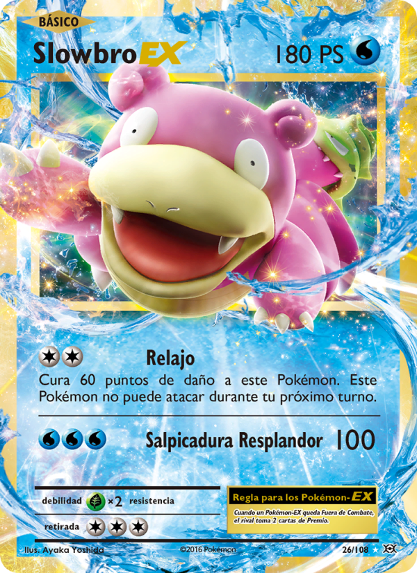 Slowbro EX 26 — Evolutions (Spanish Pokémon TCG card)