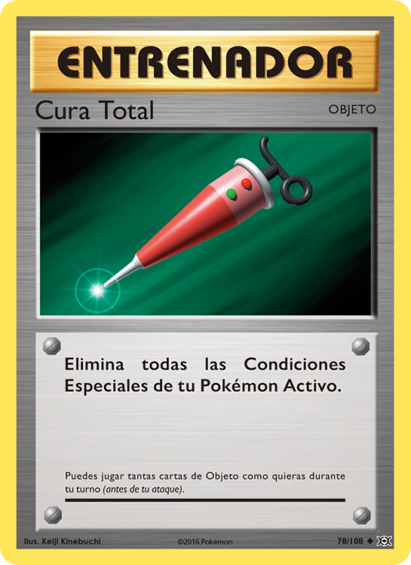 Cura Total 78 — Evolutions (Spanish Pokémon TCG card)