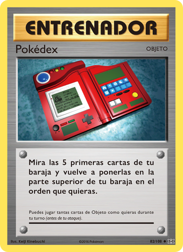 Pokédex 82 — Evolutions (Spanish Pokémon TCG card)