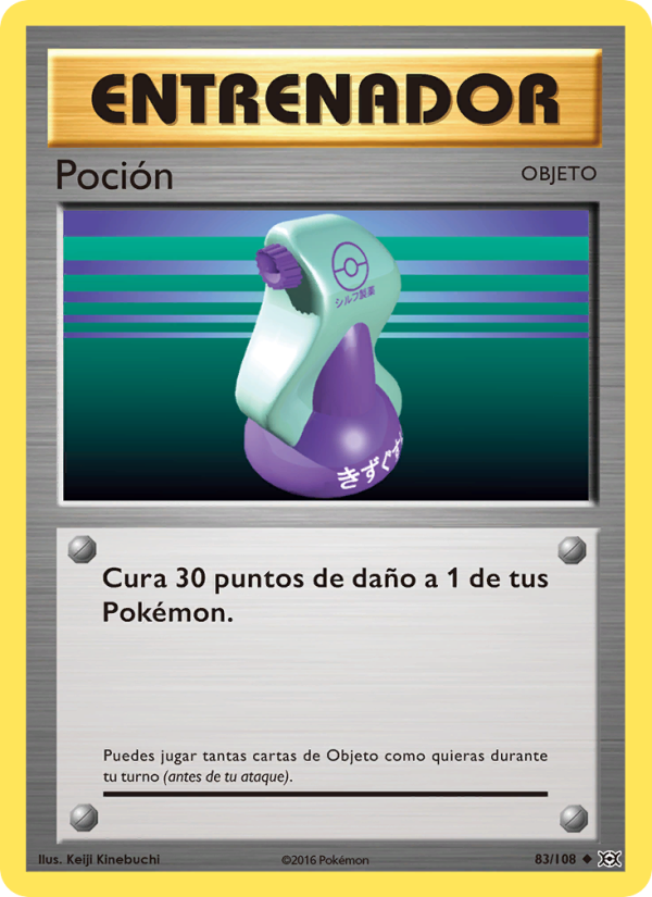 Poción 83 — Evolutions (Spanish Pokémon TCG card)
