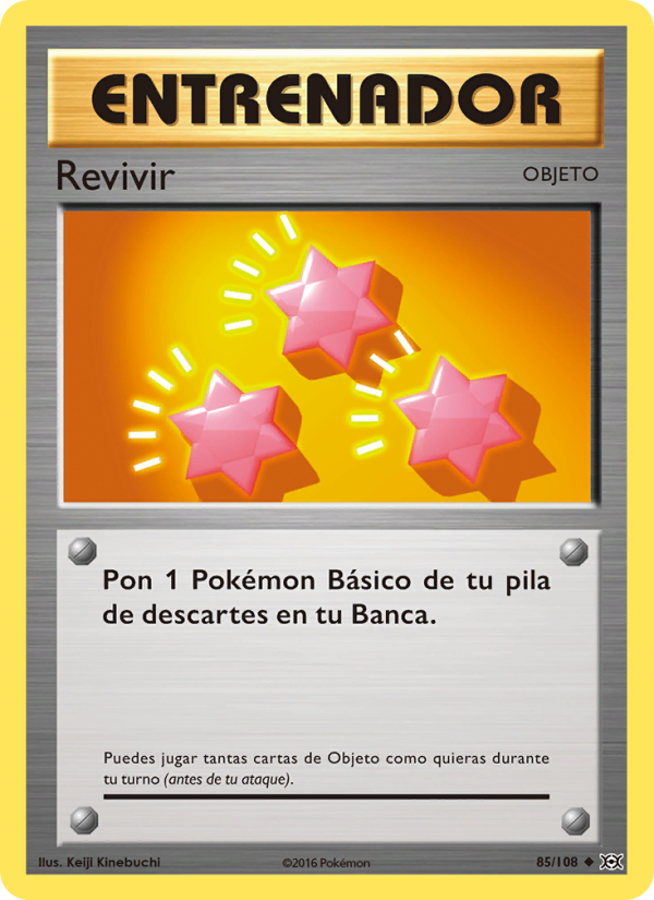Revivir 85 — Evolutions (Spanish Pokémon TCG card)