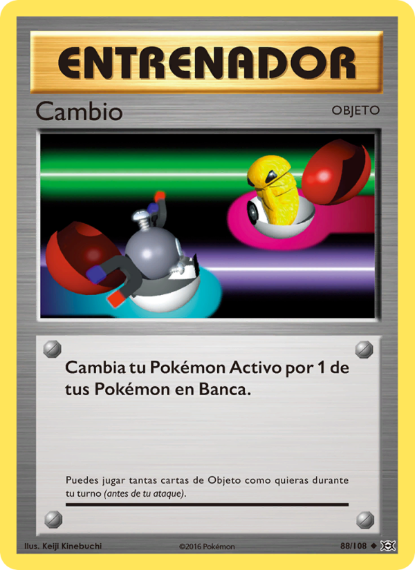 Cambio 88 — Evolutions (Spanish Pokémon TCG card)