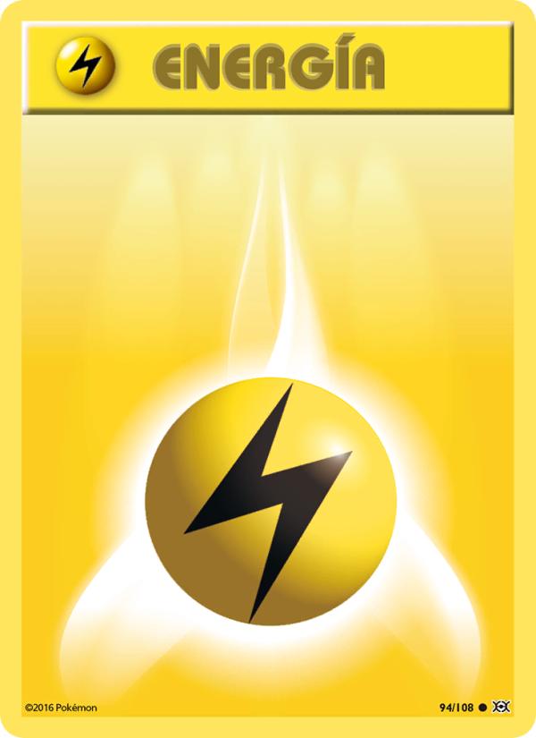 Energía Rayo 94 — Evolutions (Spanish Pokémon TCG card)