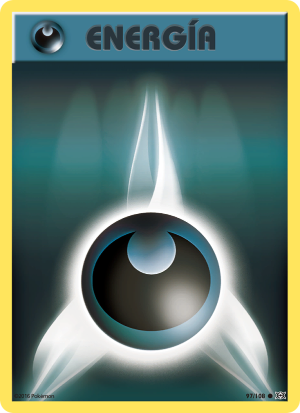 Energía Oscura 97 — Evolutions (Spanish Pokémon TCG card)