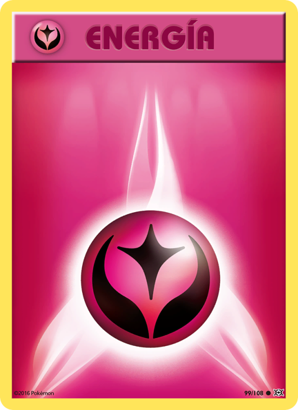 Energía Hada 99 — Evolutions (Spanish Pokémon TCG card)