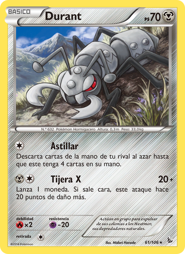 Durant 61 — Flashfire (Spanish Pokémon TCG card)