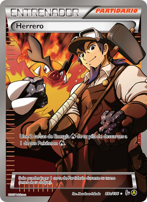 Herrero 88a — Flashfire (Spanish Pokémon TCG card)