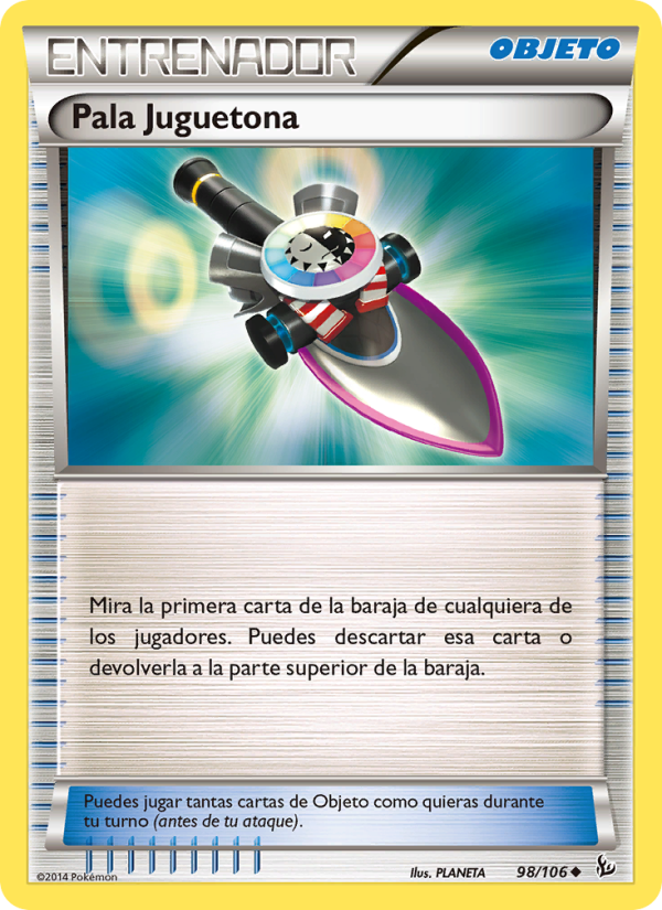 Pala Juguetona 98 — Flashfire (Spanish Pokémon TCG card)