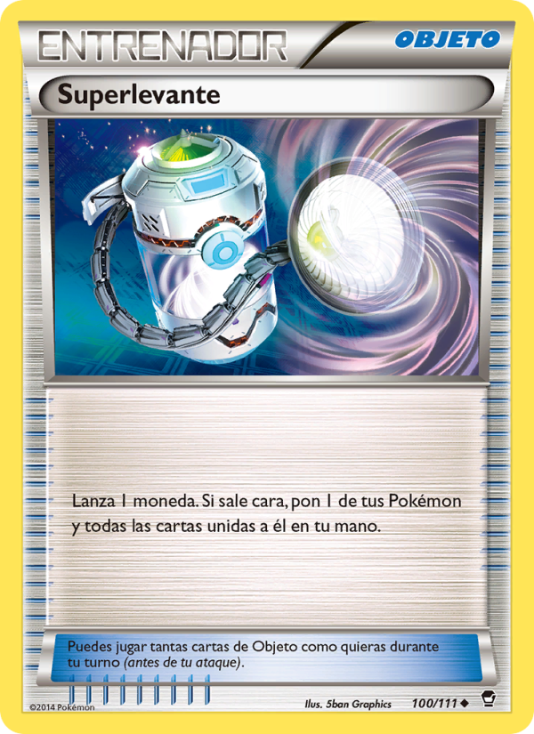 Superlevante 100 — Furious Fists (Spanish Pokémon TCG card)