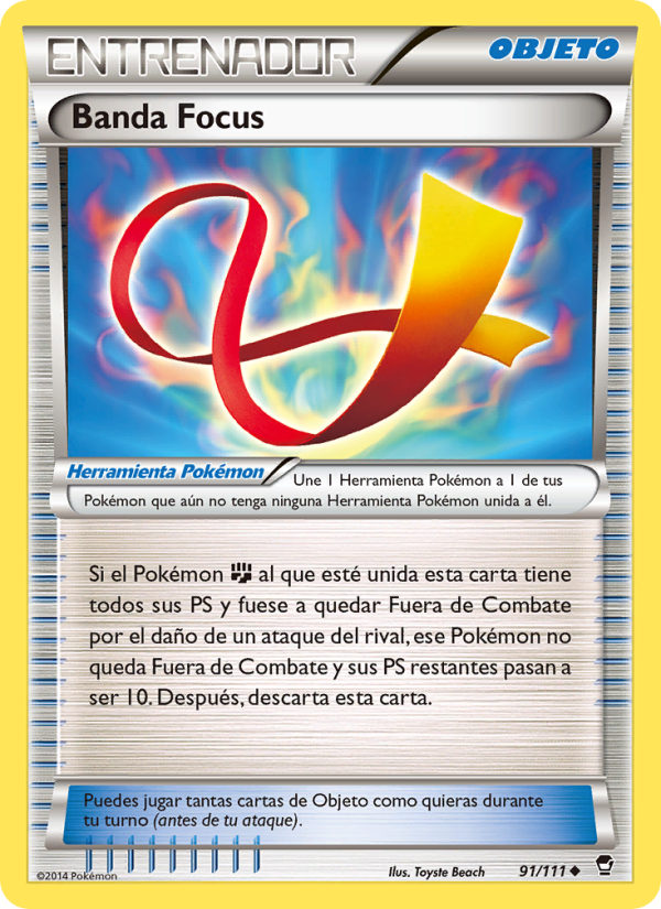Banda Focus 91 — Furious Fists (Spanish Pokémon TCG card)