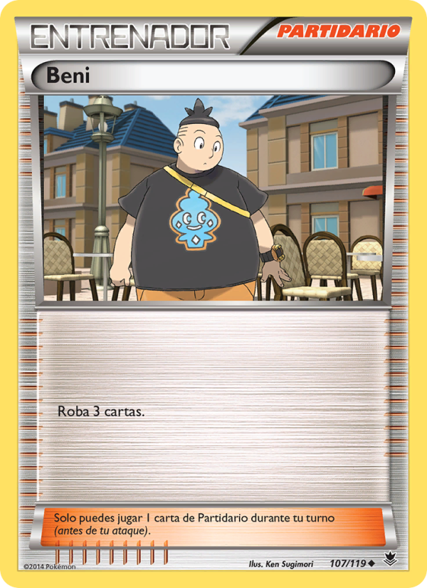 Beni 107 — Phantom Forces (Spanish Pokémon TCG card)