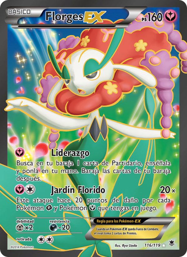 Florges EX 116 — Phantom Forces (Spanish Pokémon TCG card)