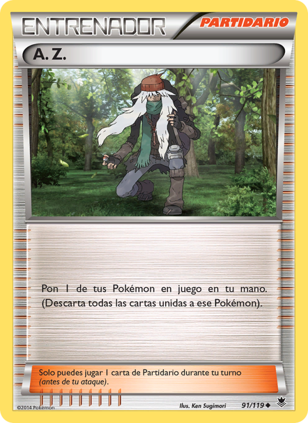 A. Z. 91 — Phantom Forces (Spanish Pokémon TCG card)