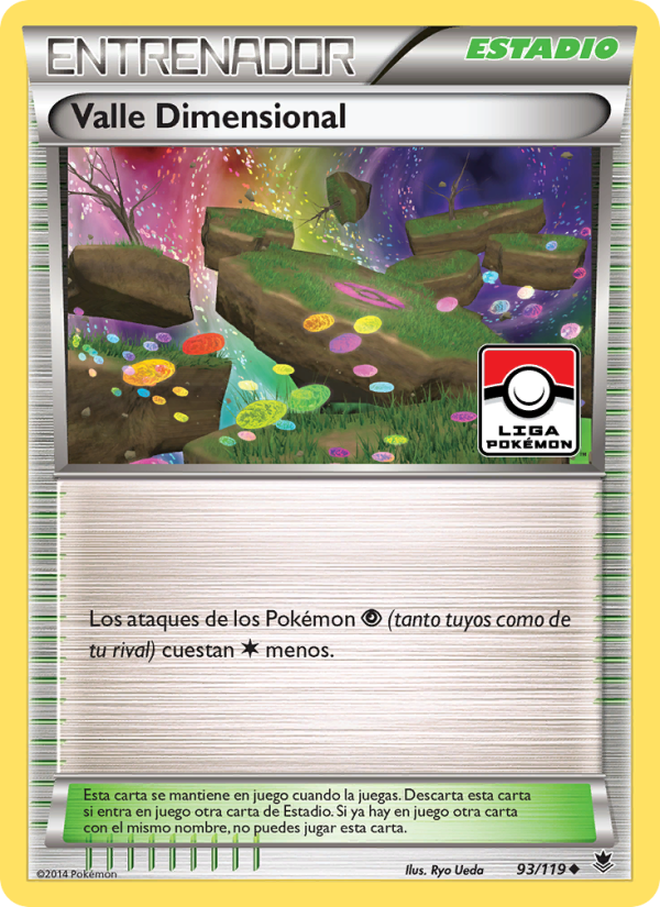 Valle Dimensional 93 — Phantom Forces (Spanish Pokémon TCG card)
