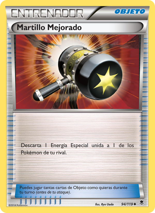 Martillo Mejorado 94 — Phantom Forces (Spanish Pokémon TCG card)