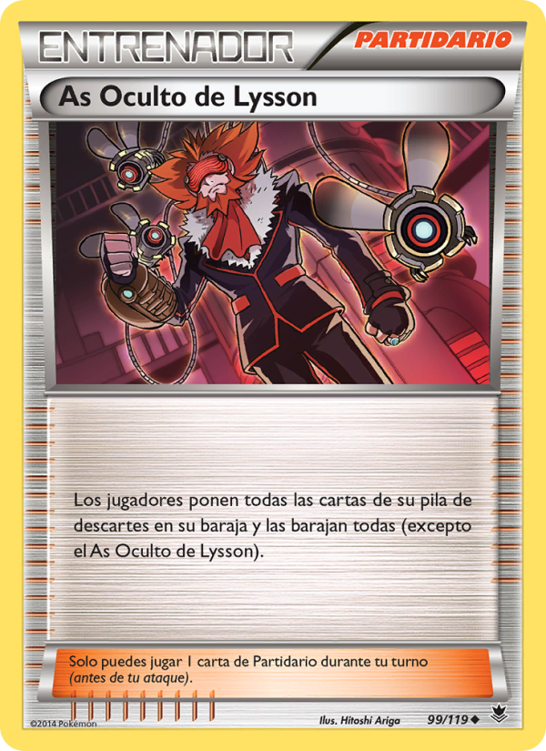 As Oculto de Lysson 99 — Phantom Forces (Spanish Pokémon TCG card)