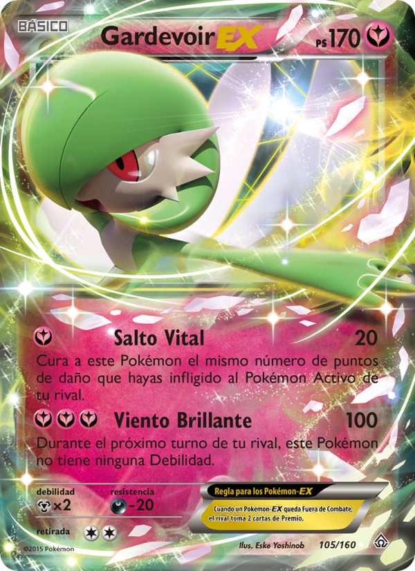 Gardevoir EX 105 — Primal Clash (Spanish Pokémon TCG card)