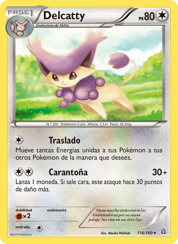 Delcatty 114 — Primal Clash (Spanish Pokémon TCG card)