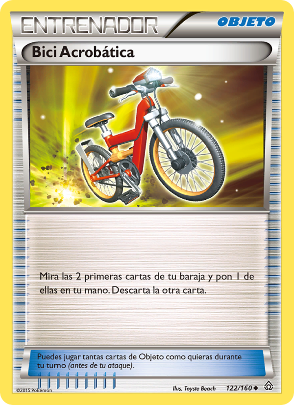 Bici Acrobática 122 — Primal Clash (Spanish Pokémon TCG card)