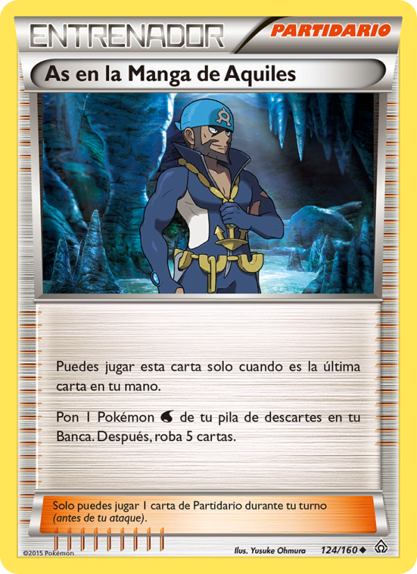As en la Manga de Aquiles 124 — Primal Clash (Spanish Pokémon TCG card)