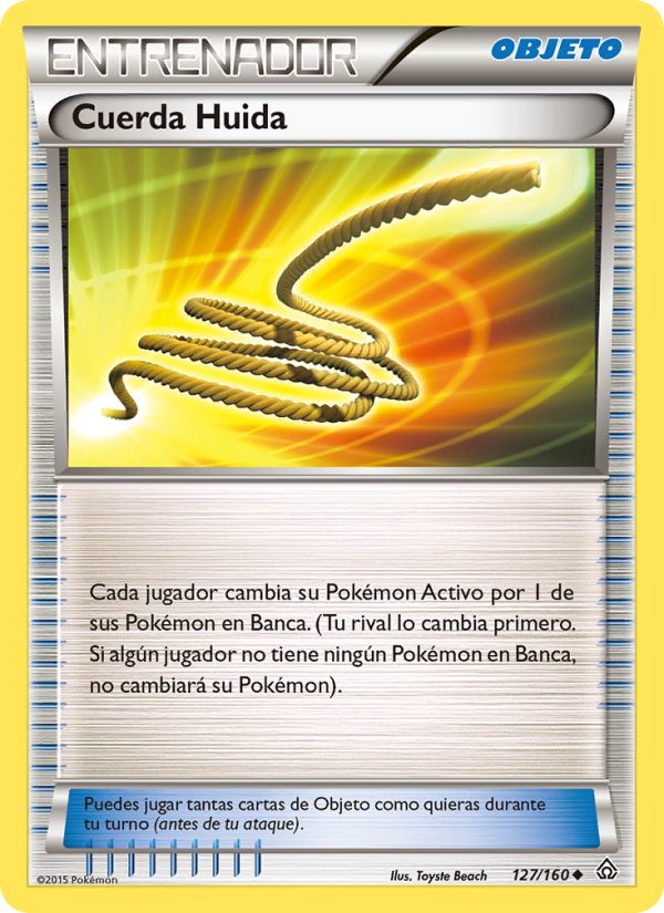 Cuerda Huida 127 — Primal Clash (Spanish Pokémon TCG card)