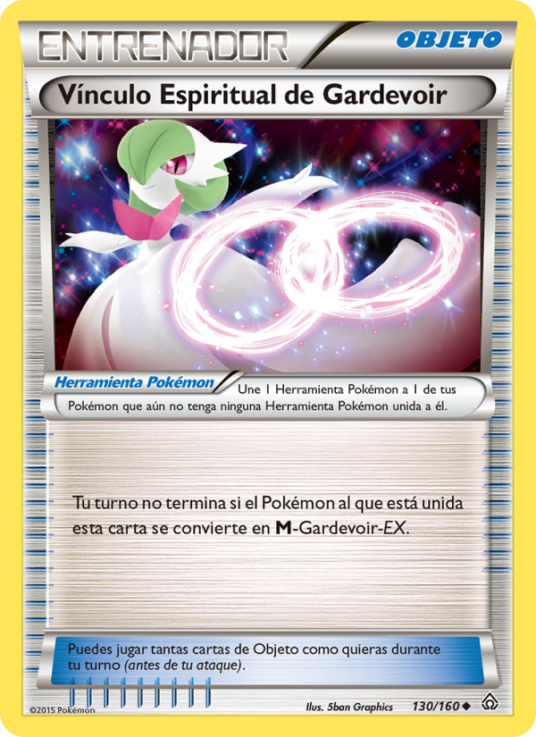 Vínculo Espiritual de Gardevoir 130 — Primal Clash (Spanish Pokémon TCG card)