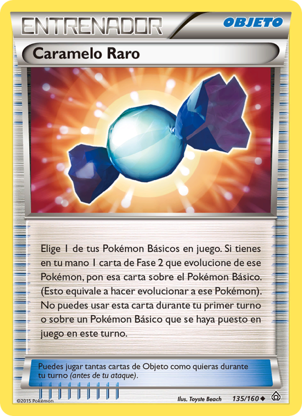 Caramelo Raro 135 — Primal Clash (Spanish Pokémon TCG card)