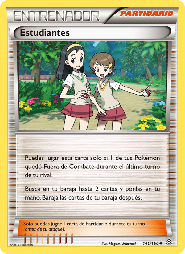 Estudiantes 141 — Primal Clash (Spanish Pokémon TCG card)