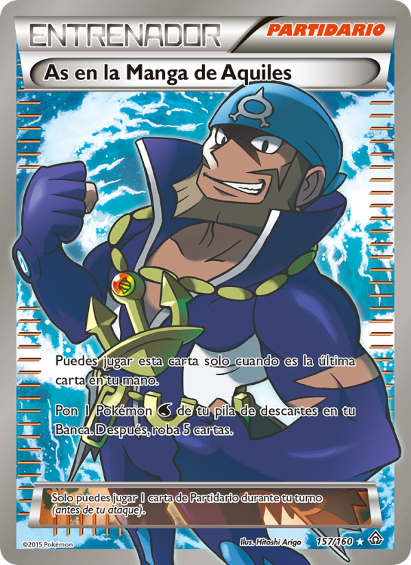 As en la Manga de Aquiles 157 — Primal Clash (Spanish Pokémon TCG card)
