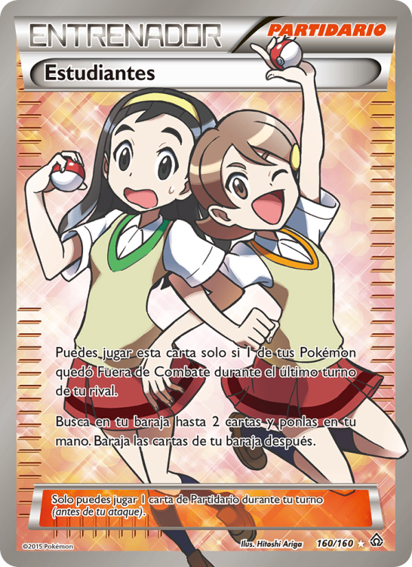 Estudiantes 160 — Primal Clash (Spanish Pokémon TCG card)