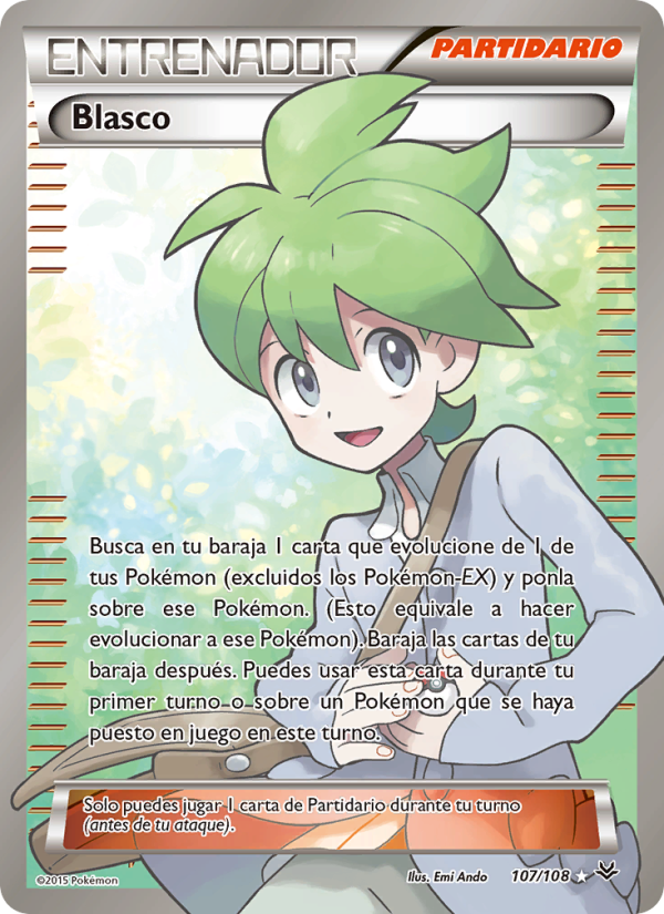 Blasco 107 — Roaring Skies (Spanish Pokémon TCG card)