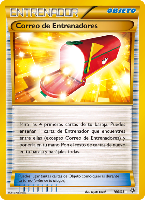 Correo de Entrenadores 100 — Ancient Origins (Spanish Pokémon TCG card)