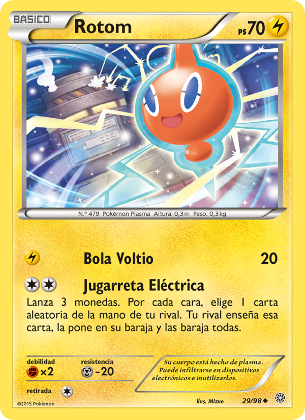 Rotom 29 — Ancient Origins (Spanish Pokémon TCG card)