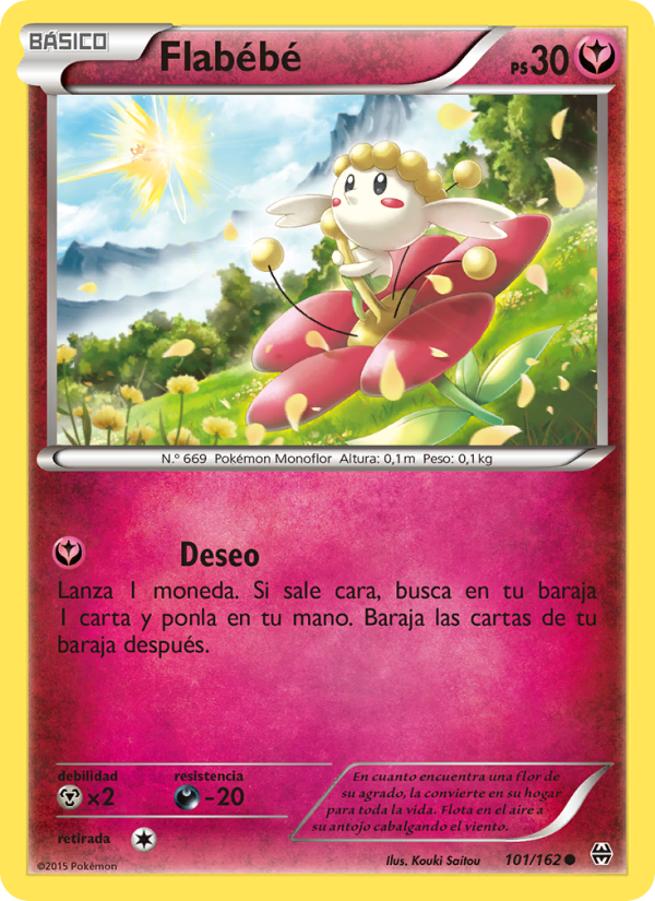 Flabébé 101 — BREAKthrough (Spanish Pokémon TCG card)