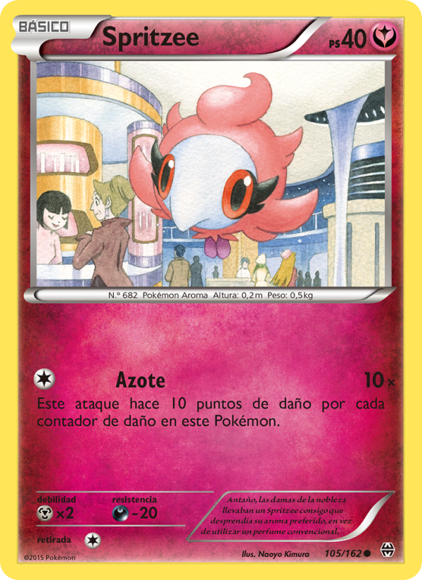 Spritzee 105 — BREAKthrough (Spanish Pokémon TCG card)