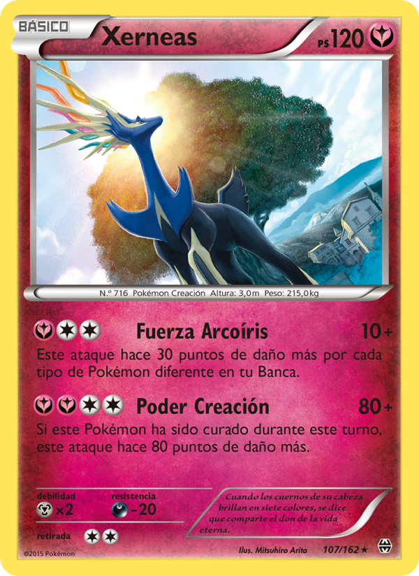 Xerneas 107 — BREAKthrough (Spanish Pokémon TCG card)
