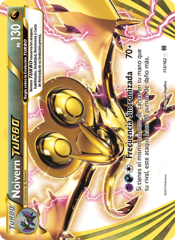 Noivern TURBO 113 — BREAKthrough (Spanish Pokémon TCG card)
