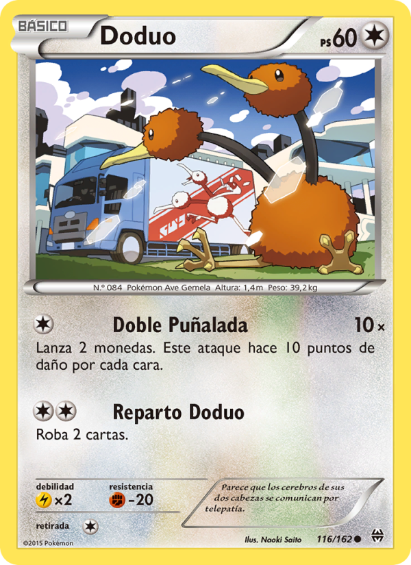 Doduo 116 — BREAKthrough (Spanish Pokémon TCG card)