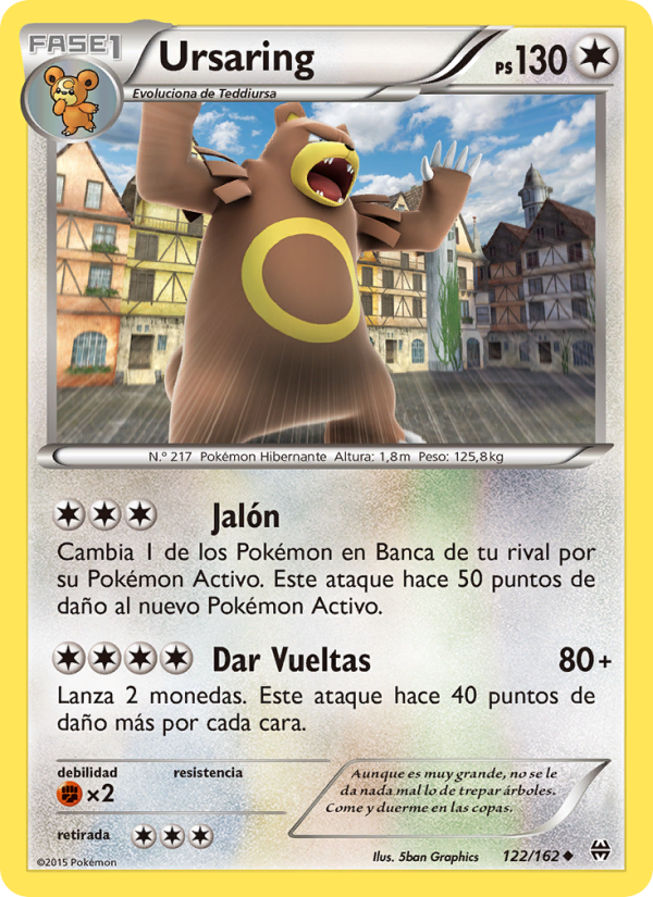 Ursaring 122 — BREAKthrough (Spanish Pokémon TCG card)