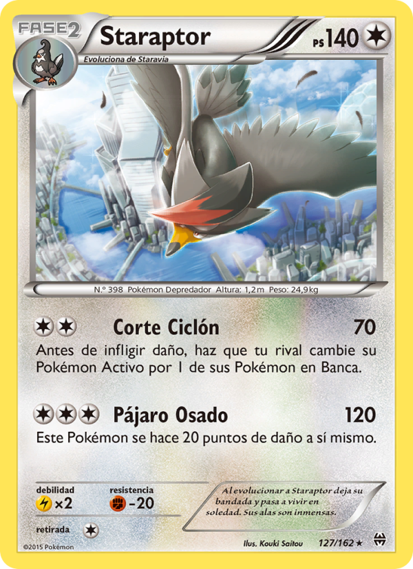 Staraptor 127 — BREAKthrough (Spanish Pokémon TCG card)
